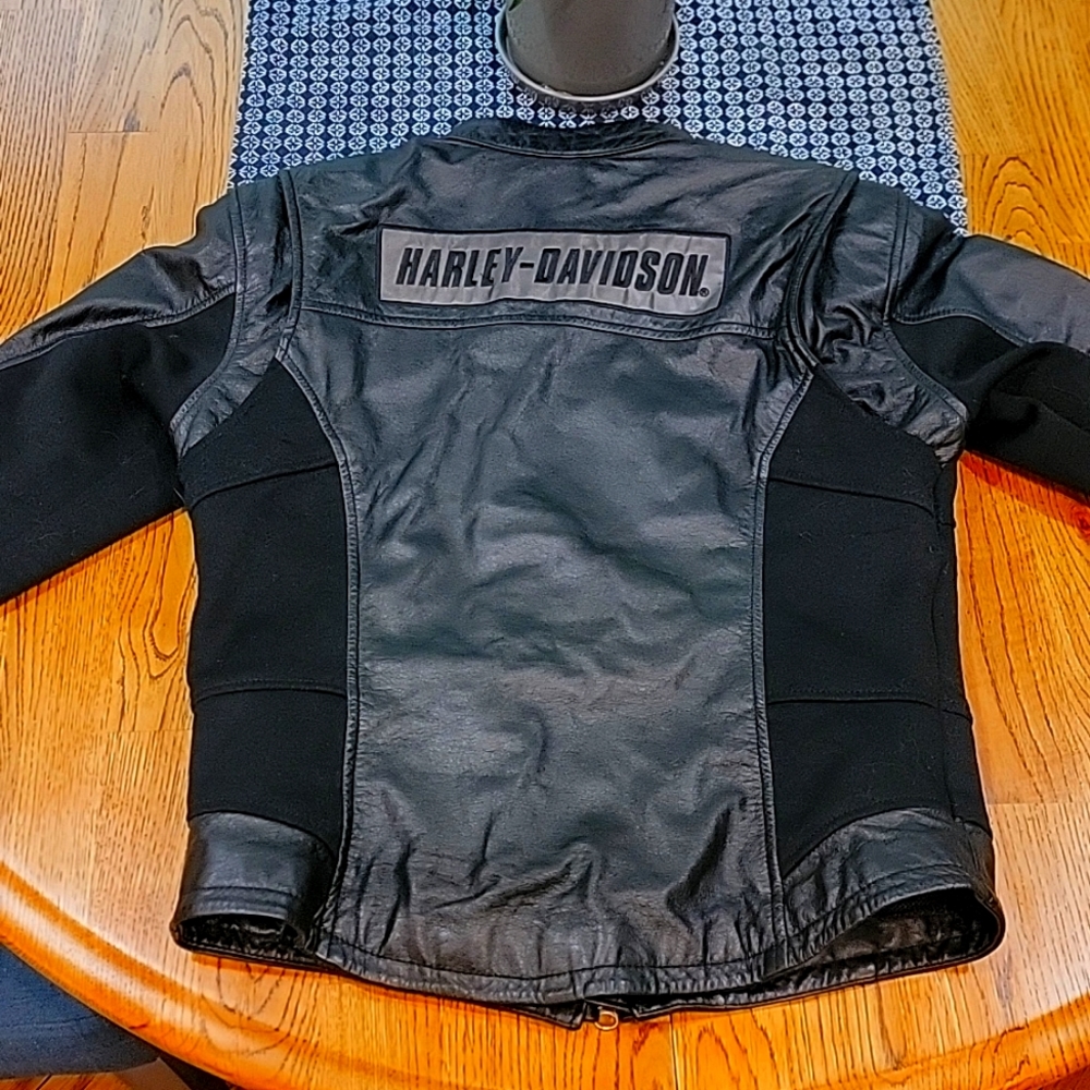 Womens Authentic Leather Harley Davidson Jacket Coat